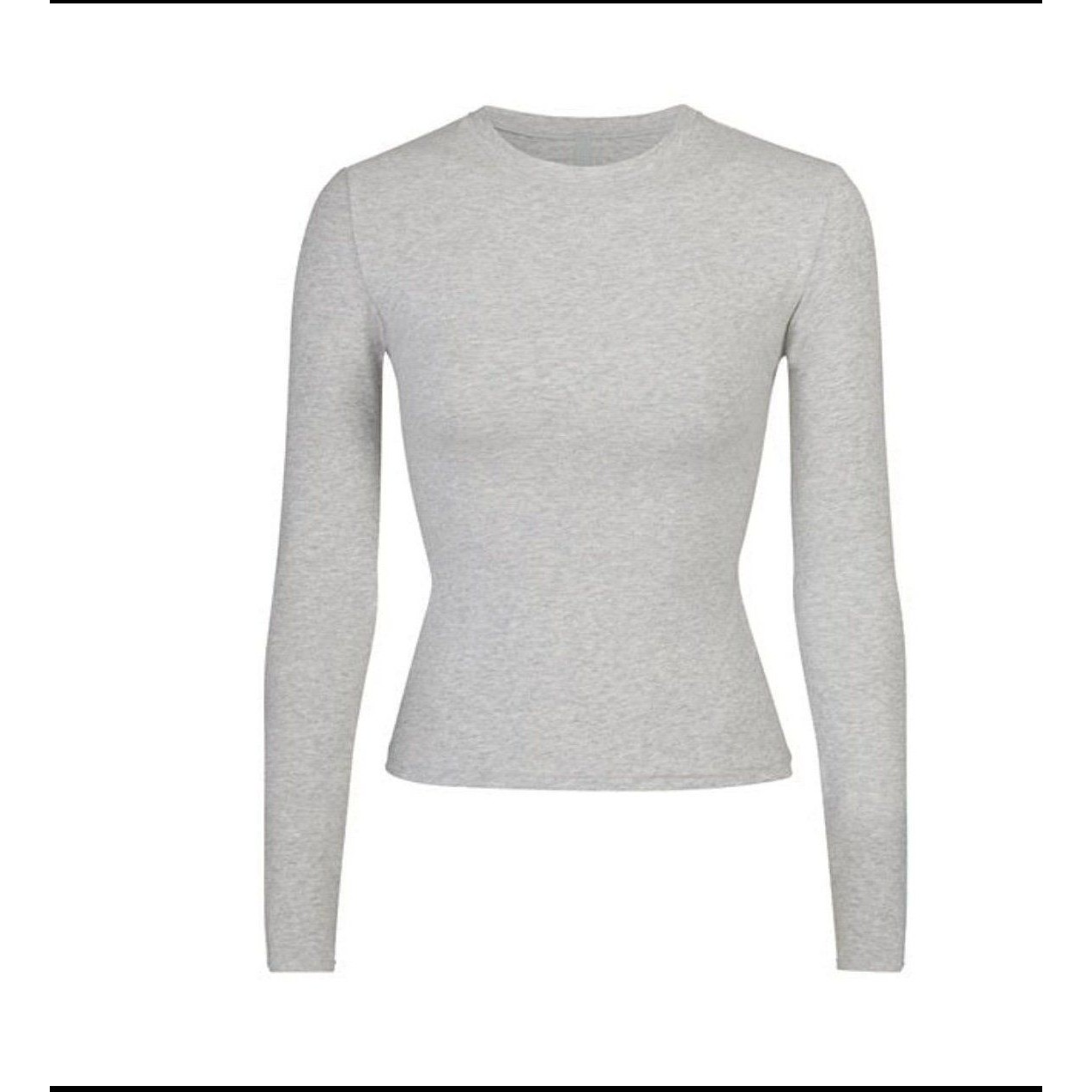 Skims Cotton Jersey Long Sleeve Tshirt